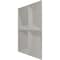 Ekena Millwork 19 5/8in. W x 19 5/8in. H Tellson EnduraWall Decorative 3D Wall Panel Covers 2.67 Sq. Ft. WP20X20TEGBW - alternate 4
